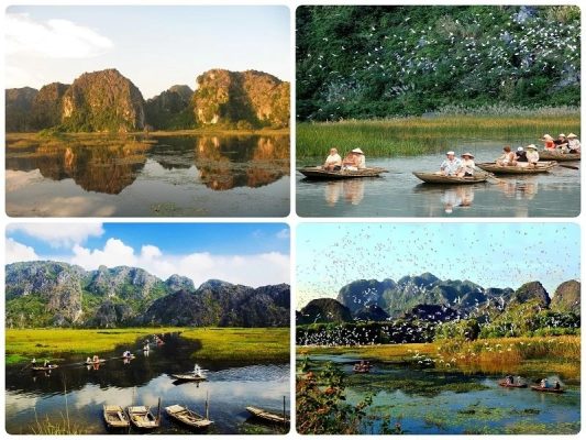 Du lịch Ninh Bình - Khung cảnh thơ mộng tại đầm Vân Long