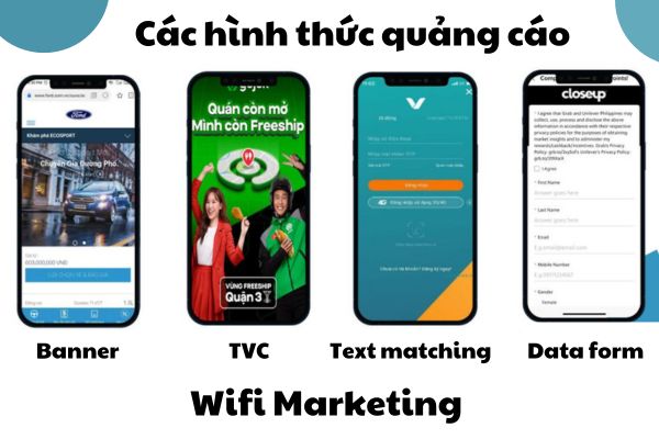 Các hình thức quảng cáo qua Wifi Marketing