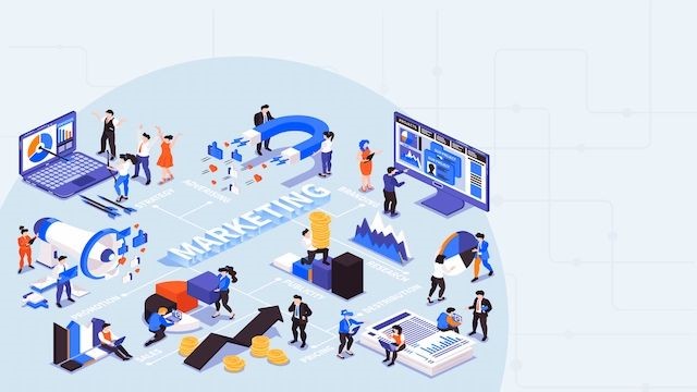 Chiến lược marketing kỹ thuật số với dữ liệu, quảng cáo và phân tích