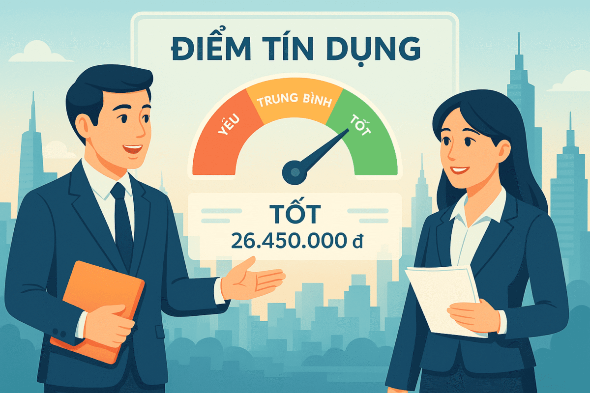 Điểm tín dụng tốt giúp người dùng dễ dàng tiếp cận khoản vay và được duyệt hồ sơ nhanh hơn theo tiêu chuẩn ngân hàng Việt Nam