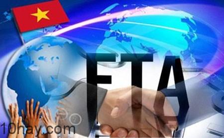 hình minh họa mang tính biểu tượng về Hiệp định Thương mại Tự do (FTA)