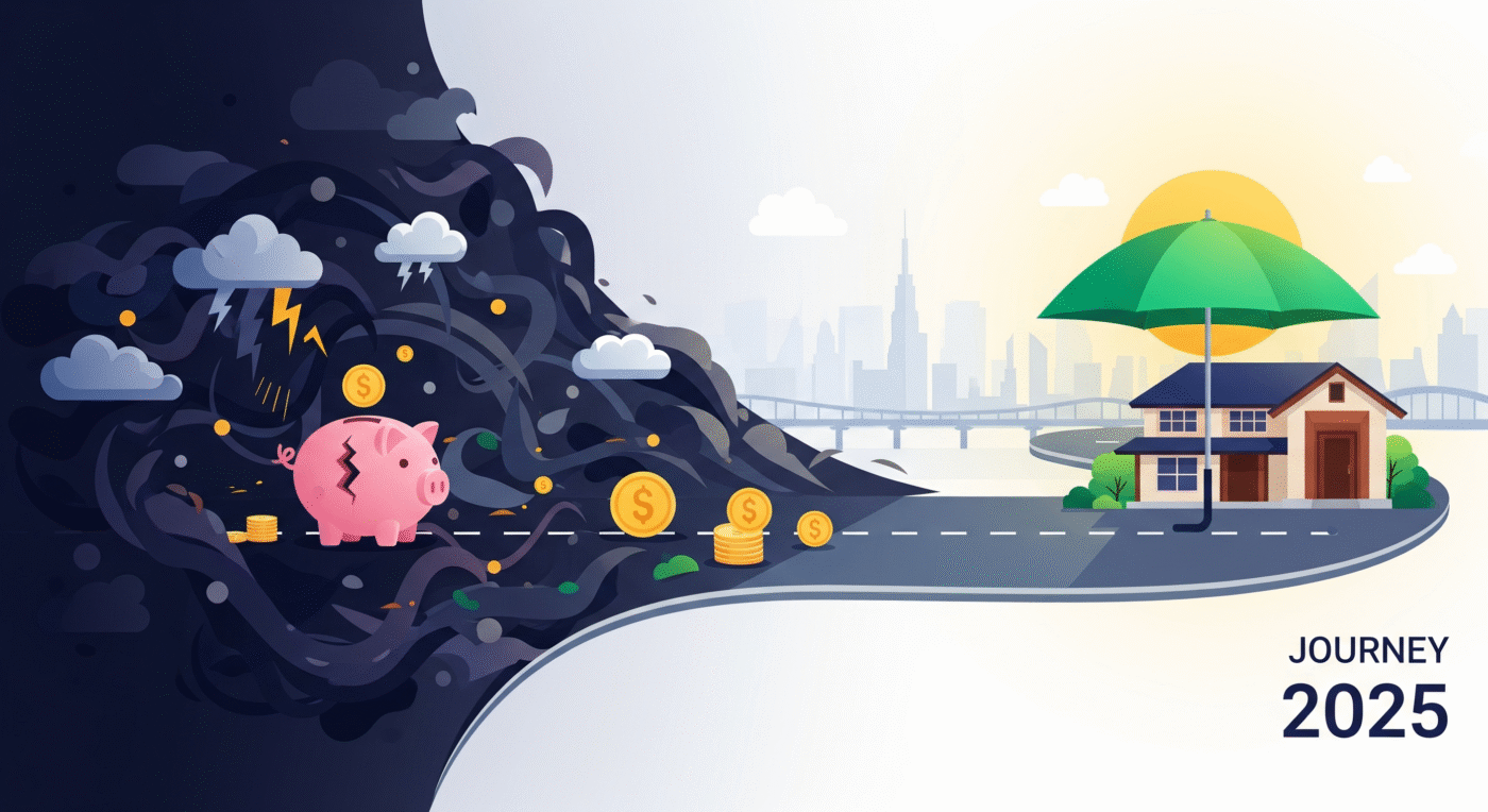 Hành trình xây dựng quỹ dự phòng tại Việt Nam 2025: Từ rủi ro tài chính đến an toàn và ổn định. Cho thấy tầm quan trọng của cách xây dựng quỹ dự phòng