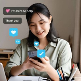 tư vấn cho khách hàng, thể hiện sự chuyên nghiệp, trách nhiệm và cam kết gây dựng lòng tin.