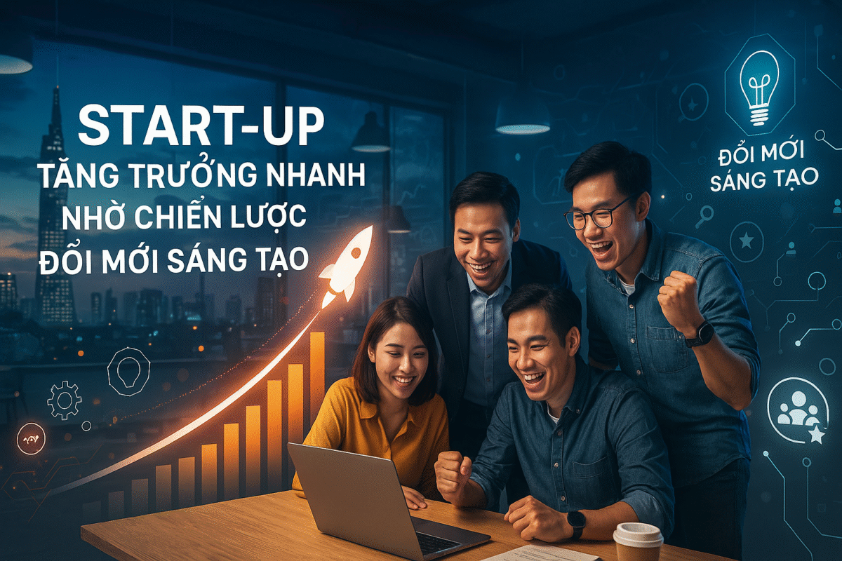 Chiến lược đổi mới sáng tạo giúp start-up tăng trưởng nhanh