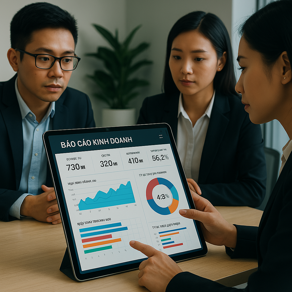 Sử dụng Dashboard trong Business Intelligence phục vụ ra quyết định