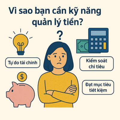Minh họa lý do tại sao cần kỹ năng quản lý tài chính cá nhân.