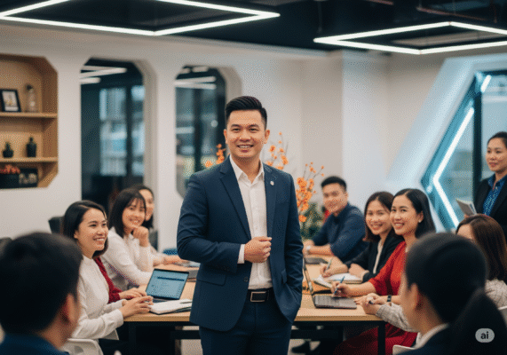 Biểu hiện của lãnh đạo và sự gắn kết nhóm.